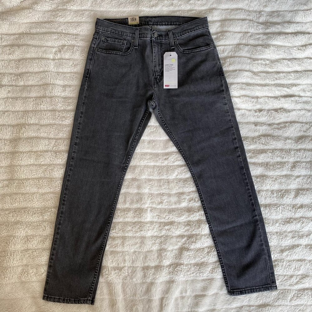 Levi's Men's 512 Men's Slim Taper Stretch Jeans - Grey, NWT, 33" Waist